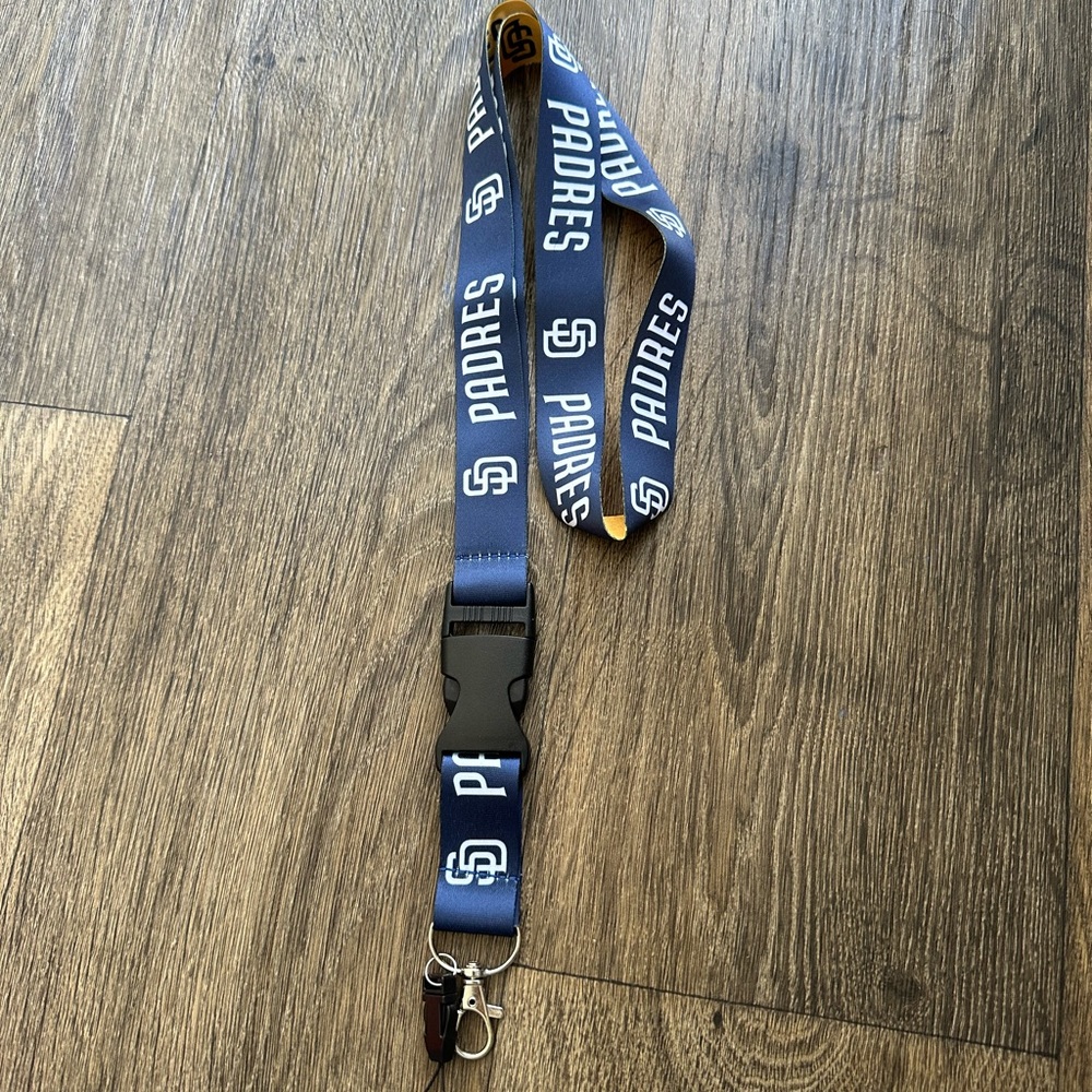 MBL Padres lanyard / San Diego Padres lanyard handmade premium material